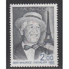 Monaco - Correo 1988 Yvert 1639 ** Mnh   Maurice Chevalier