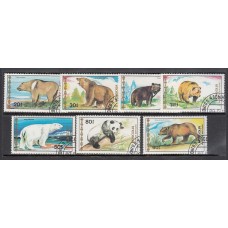 Mongolia - Correo 1989 Yvert 1650/6 usado  Fauna