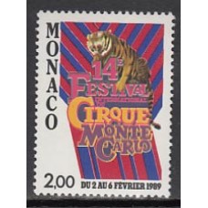 Monaco - Correo 1988 Yvert 1659 ** Mnh   Festival de circo