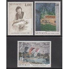 Monaco - Correo 1989 Yvert 1693/5 ** Mnh   Pinturas