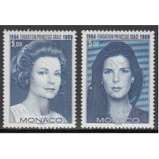 Monaco - Correo 1989 Yvert 1698/9 ** Mnh   Fundación "Princesa Grace "