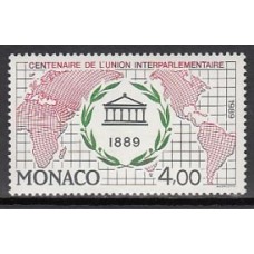 Monaco - Correo 1989 Yvert 1700 ** Mnh   Unión Interparlamentaria