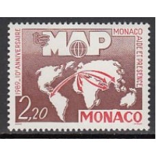 Monaco - Correo 1989 Yvert 1704 ** Mnh   Asociación humanitaria