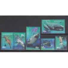 Australia - Correo 1998 Yvert 1710/5 ** Mnh Fauna Marina