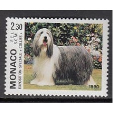 Monaco - Correo 1990 Yvert 1715 ** Mnh    Exposición canina