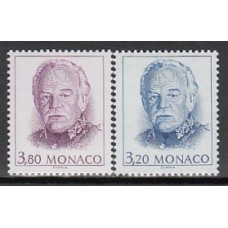 Monaco - Correo 1990 Yvert 1722/3 ** Mnh  Rainiero III