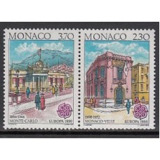 Monaco - Correo 1990 Yvert 1724/5 ** Mnh   Europa