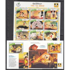 San Vicente - Correo Yvert 1739/47+H.210/1 ** Mnh Walt Disney