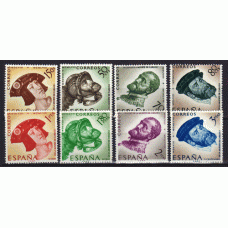 España II Centenario Correo 1958 Edifil 1224/31 ** Mnh