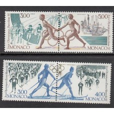 Monaco - Correo 1991 Yvert 1770/3 ** Mnh   Olimpiadas de Albertville