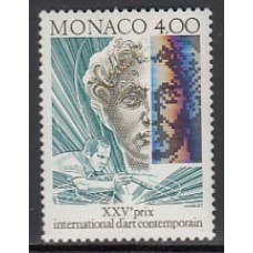 Monaco - Correo 1991 Yvert 1776 ** Mnh   Premio de arte