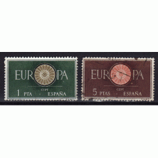 España II Centenario Correo 1960 Edifil 1294/5 usado