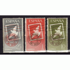 España II Centenario Correo 1961 Edifil 1348/50 * Mh