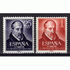 España II Centenario Correo 1961 Edifil 1369/70 * Mh