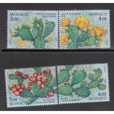 Monaco - Correo 1992 Yvert 1817/20 ** Mnh   Flora