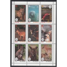 Dominica - Correo 1995 Yvert 1824/32 ** Mnh Fauna