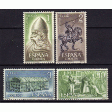 España II Centenario Correo 1962 Edifil 1444/7 * Mh