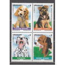 Uruguay - Correo 1999 Yvert 1834/7 ** Mnh Fauna. Perros