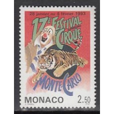 Monaco - Correo 1993 Yvert 1854 **  Mnh Circo