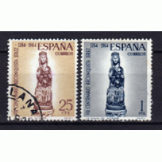 España II Centenario Correo 1964 Edifil 1615/6 usado