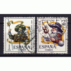 España II Centenario Correo 1965 Edifil 1672/3 usado