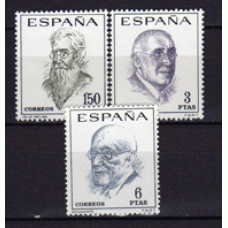 España II Centenario Correo 1966 Edifil 1758/60 ** Mnh