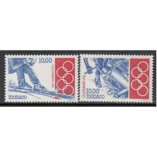 Monaco - Correo 1994 Yvert 1924/5 ** Mnh   Olimpiadas de Lillehammer