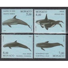 Monaco - Correo 1994 Yvert 1926/9 ** Mnh   Fauna cetaceos