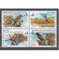 Uruguay - Correo 2000 Yvert 1927/30 ** Mnh Fauna. Aves