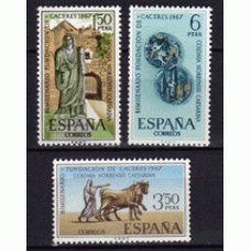 España II Centenario Correo 1967 Edifil 1827/9 ** Mnh