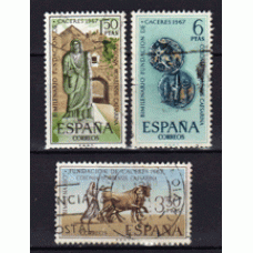 España II Centenario Correo 1967 Edifil 1827/9 usado