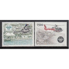 Monaco - Correo 1994  Yvert 1951/2 ** Mnh   Helicopteros