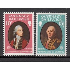 Guernsey - Correo 1980 Yvert 199/200 ** Mnh Europa