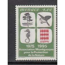 Monaco - Correo 1995  Yvert 1995 ** Mnh   Protección de la naturaleza