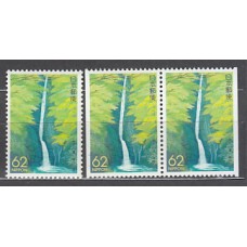 Japon - Correo 1992 Yvert 1996+1996a ** Mnh  Cáscada Shasui-no-Taki