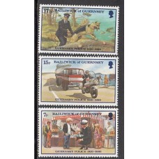 Guernsey - Correo 1980 Yvert 201/3 ** Mnh Policia