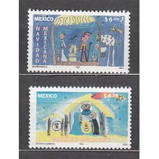 Mexico Correo 2003 Yvert 2059/60 ** Mnh Navidad