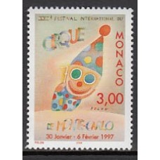 Monaco - Correo 1996  Yvert 2077 ** Mnh   Feistival de circo