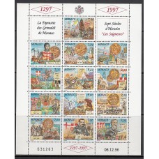 Monaco - Correo 1997  Yvert 2089/101 ** Mnh   Dinastia Grimaldi