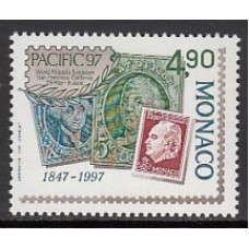 Monaco - Correo 1997  Yvert 2111 ** Mnh   Exposición filatélica