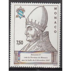 Monaco - Correo 1997  Yvert 2137 ** Mnh   Papa Inocencio IV