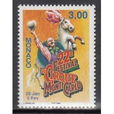 Monaco - Correo 1997  Yvert 2139 ** Mnh   Festival de circo