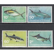 San Vicente-Grenadines - Correo Yvert 216/9 ** Mnh Fauna marina