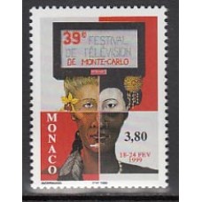 Monaco - Correo 1999  Yvert 2189 ** Mnh   Televisión de Monaco