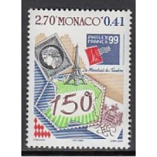 Monaco - Correo 1999  Yvert 2207 ** Mnh   Exposición filatelica