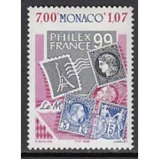 Monaco - Correo 1999  Yvert 2212 ** Mnh   Exposición filatelica