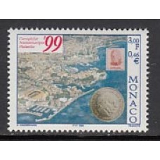 Monaco - Correo 1999  Yvert 2218 ** Mnh   Numismatica y filatelia