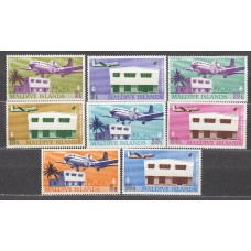 Maldives - Correo Yvert 221/28 * Mh Aviones