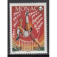 Monaco - Correo 2000 Yvert 2294 ** Mnh Deportes. Fútbol