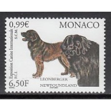 Monaco - Correo 2001 Yvert 2296 ** Mnh Fauna. Perros